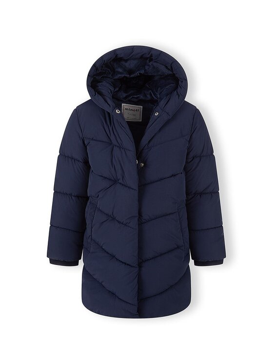 minoti minoti Kurtka zimowa 32COAT168B Granatowy Longline Fit