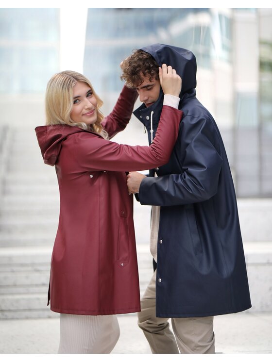 VANNSKJOLD VANNSKJOLD Kurtka przeciwdeszczowa ELEGANCE Granatowy Classic Fit
