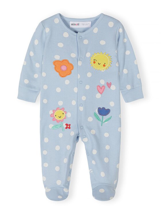 minoti minoti Komplet pajacy 28BABYPACK1 Zielony Regular Fit