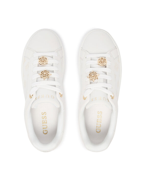 Guess Guess Sneakersy FLFDUE ELE12 Bílá