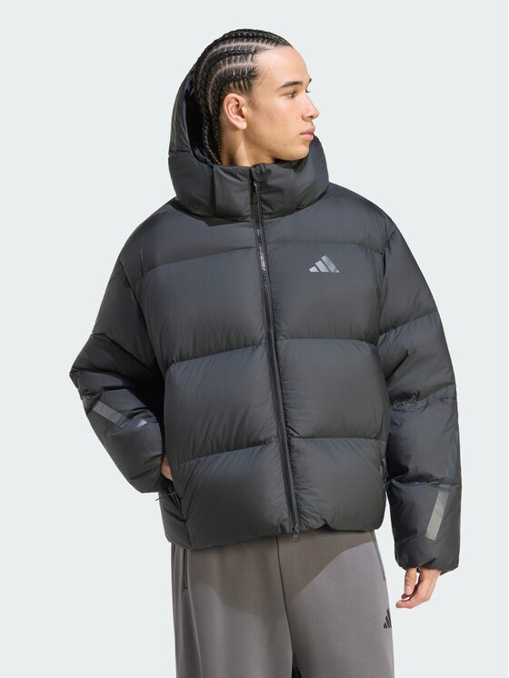 adidas adidas Kurtka puchowa 165604 Czarny Loose Fit