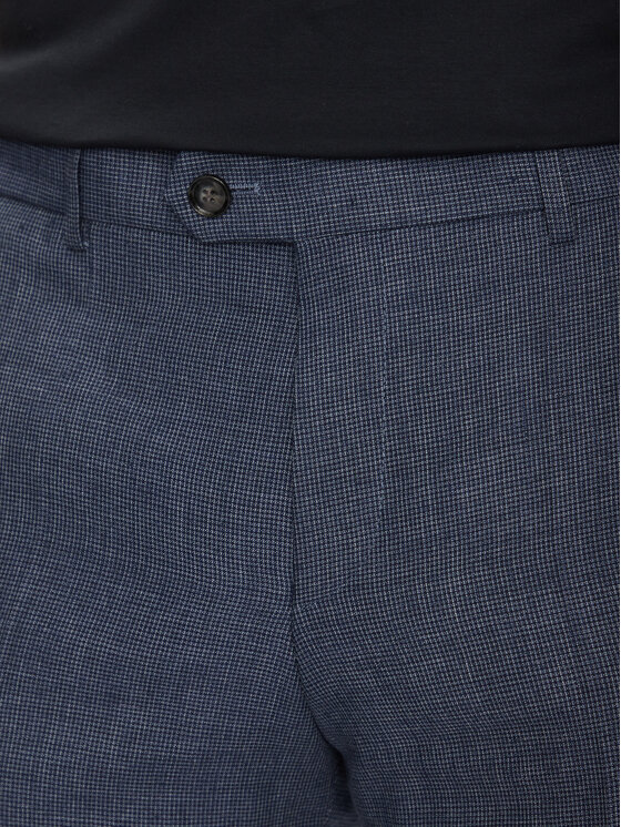 BOSS BOSS Garnitur C-Huge-Peak-252 50540764 Granatowy Slim Fit