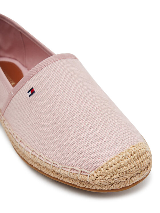 Tommy Hilfiger Tommy Hilfiger Espadrilles Flag Canvas Espadrille FW0FW08541 Rózsaszín
