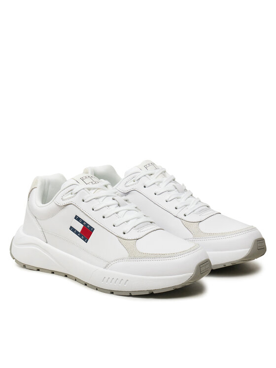 Tommy Jeans Tommy Jeans Tenisice Tjm Runner Full Leather Ess EM0EM01445 Bijela