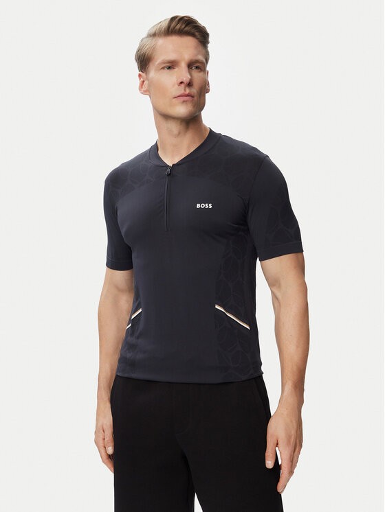 BOSS Tricou Game 2 50564794 Bleumarin Slim Fit