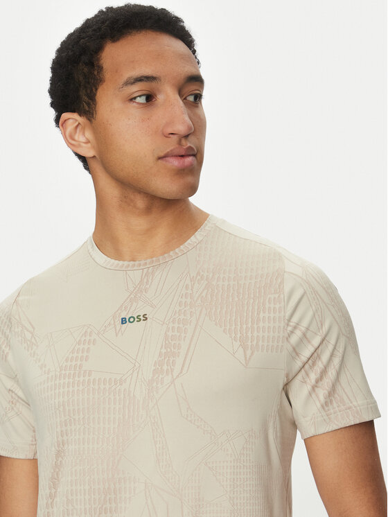 BOSS BOSS T-Shirt Desert Active 50537755 Béžová Regular Fit