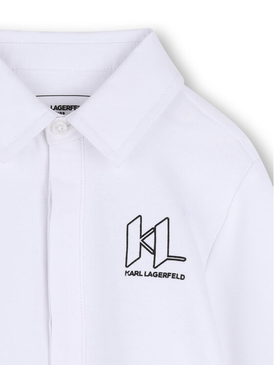 Karl Lagerfeld Kids Karl Lagerfeld Kids Zestaw dla niemowląt Z31486 M Biały Regular Fit