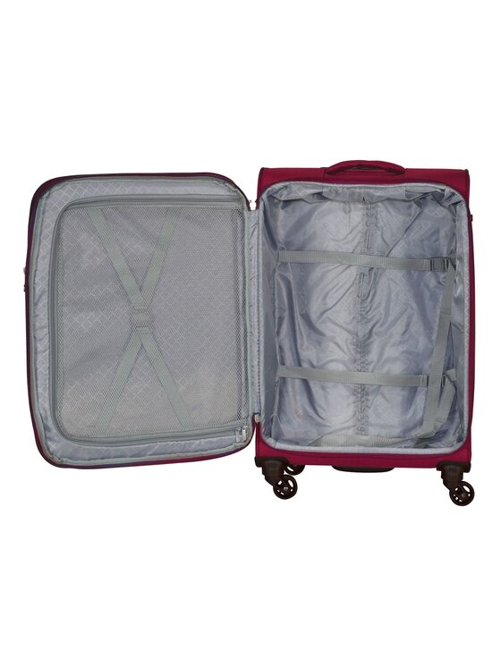 D&N D&N Komplet walizek 125567 Czerwony