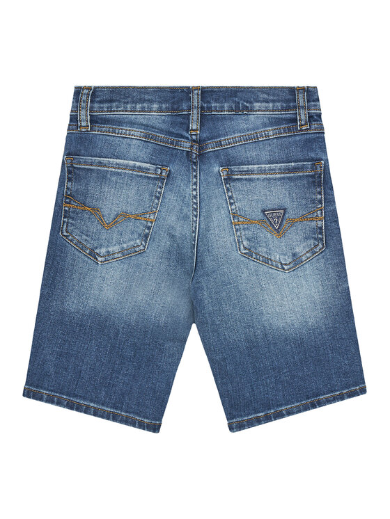 Guess Guess Pantaloncini di jeans L5GD01 D4GV0 Blu Regular Fit