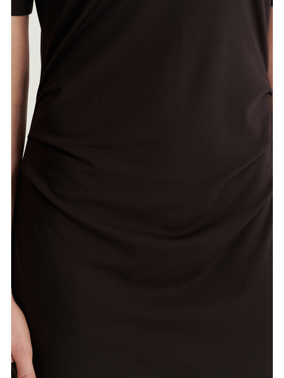 TATUUM TATUUM Sukienka dzianinowa OMNIA Brązowy Fitted Fit