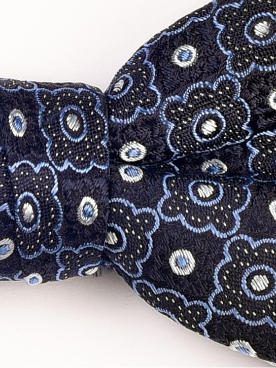 ELSNER ELSNER Παπιγιόν BUTTERFLY Z JEDWABNEGO ŻAKARDU A5378 Σκούρο μπλε