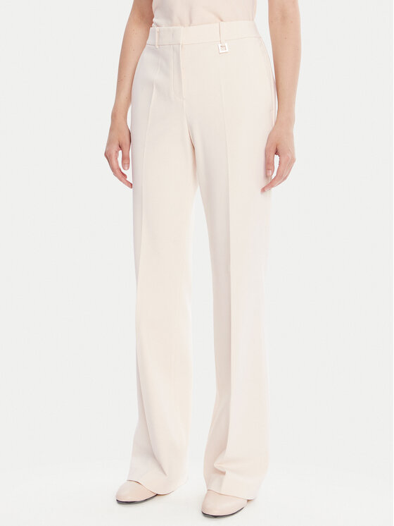 JOOP! Spodnie materiałowe 58 253P58Polina 30047952 Écru Slim Fit
