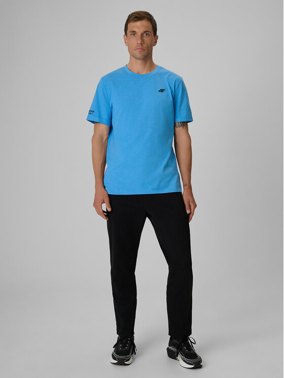 4F 4F T-Shirt LAKESIDE ESCAPE Niebieski Regular Fit