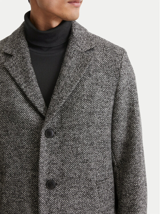 Marc O'Polo Marc O'Polo Wollmantel 429 0258 71022 Grau Regular Fit
