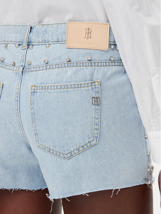 Fracomina Fracomina Jeans kratke hlače FR25SV6013D419R9 Modra Regular Fit