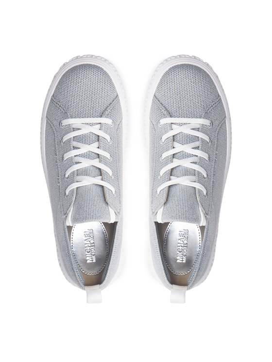 MICHAEL Michael Kors MICHAEL Michael Kors Sneakersy Grove Metallic 43S4GVFS2D Srebrny