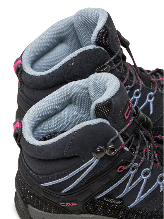 CMP CMP Παπούτσια πεζοπορίας Kids Rigel Mid Trekking Shoes Wp 3Q12944 Μαύρο