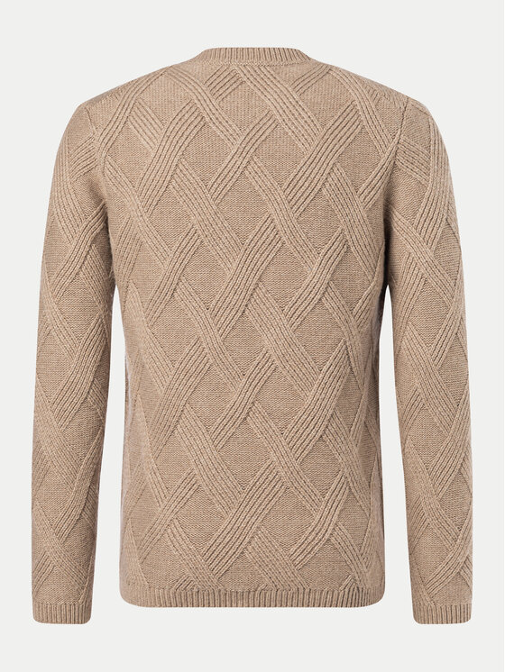 JOOP! JOOP! Pulover 17 JK-28Diamondo 30043058 Bež Modern Fit