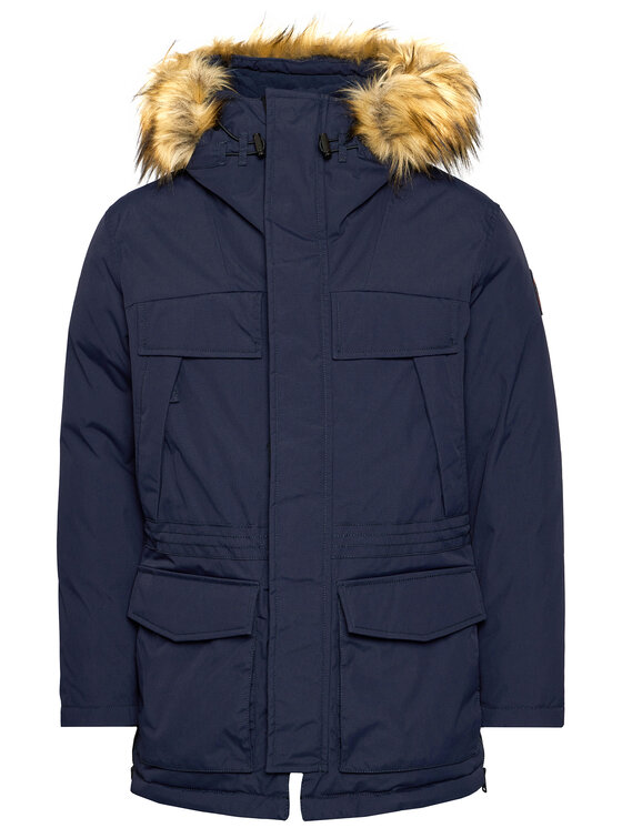 Napapijri Napapijri Winterjacke Skidoo Open Long 2 NP0A4ENP Dunkelblau Regular Fit