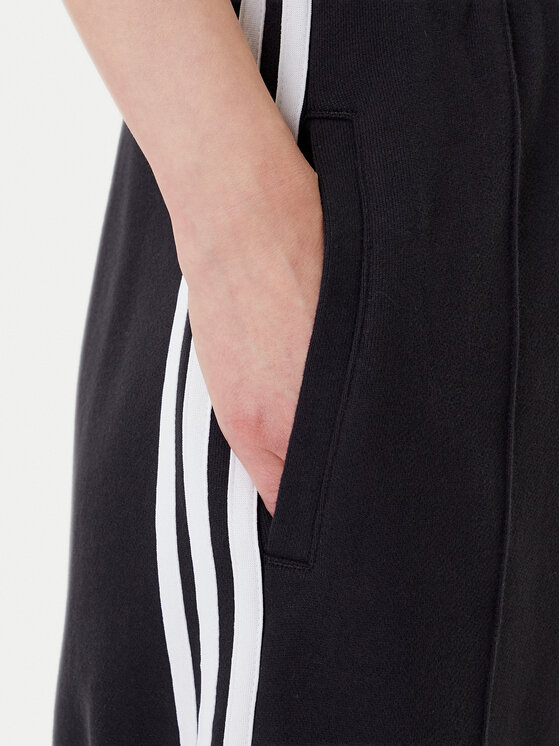 adidas adidas Pantaloni trening adicolor 3-Stripes JV7473 Negru Wide Leg