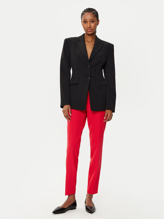 HUGO HUGO Marynarka Asmalla-1 50533901 Czarny Slim Fit