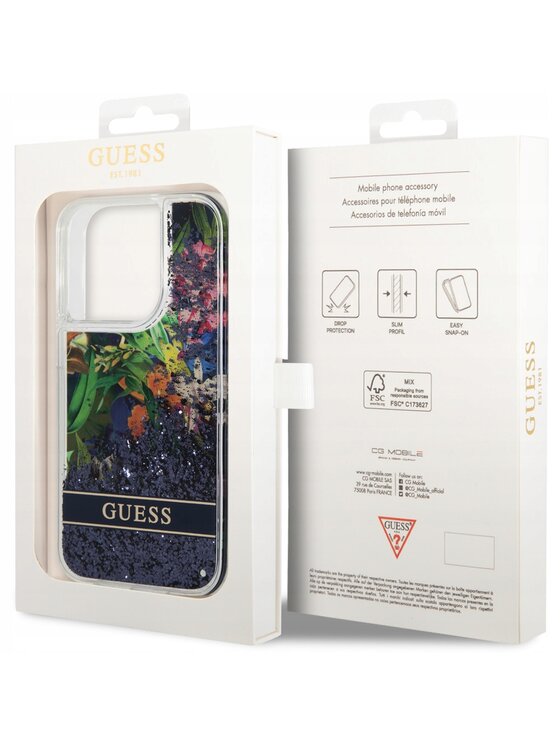 Guess Guess Etui na telefon Flower Kolorowy