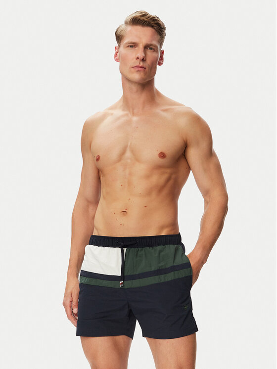 Beverly Hills Polo Club Beverly Hills Polo Club Pantaloni scurți pentru înot P-SS26M-SUNNY-0298 Bleumarin Regular Fit