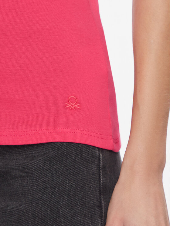 United Colors Of Benetton United Colors Of Benetton Tricou 3GA2E16A0 Roz Regular Fit