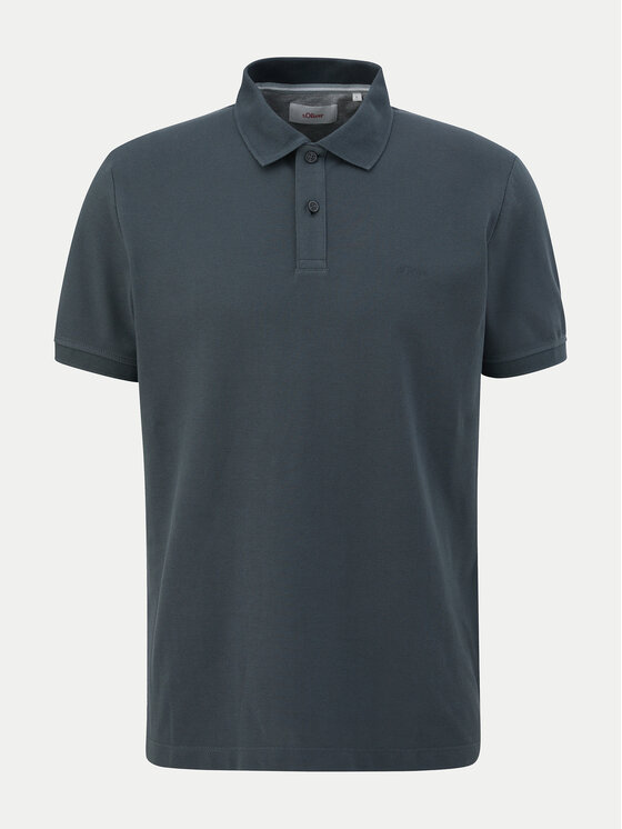 s.Oliver Polo 2138262 Pelēks Regular Fit