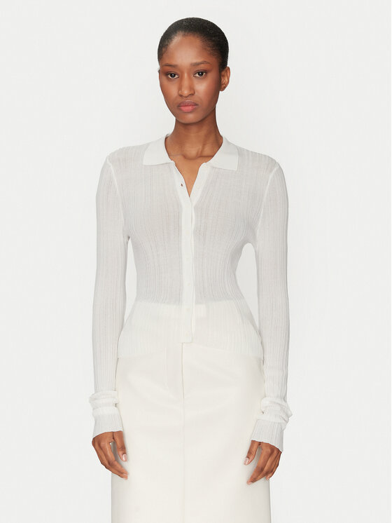 Bardot Bardot Ζακέτα 59638TB Λευκό Regular Fit