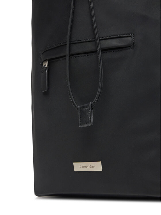 Calvin Klein Calvin Klein Раница Sleek Drawstring Sling LV04D3145G Черен