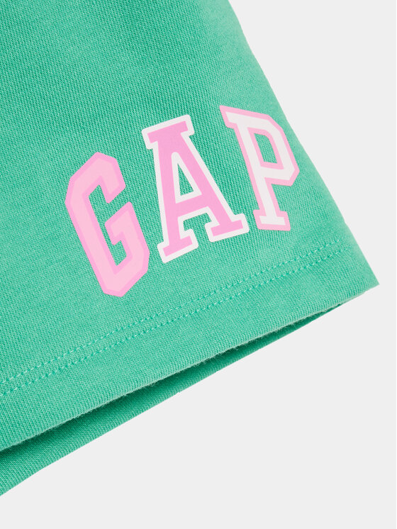 Gap Gap Szorty sportowe 890932 Zielony Regular Fit