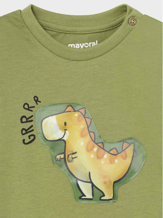 Mayoral Mayoral T-krekls 1028 Zaļš Regular Fit