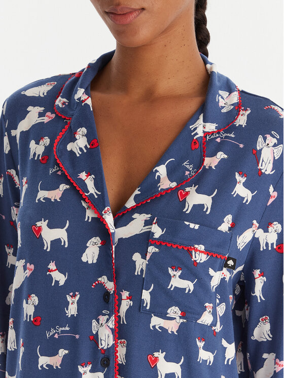 Kate Spade Kate Spade Pijama KSI82772 Albastru Regular Fit