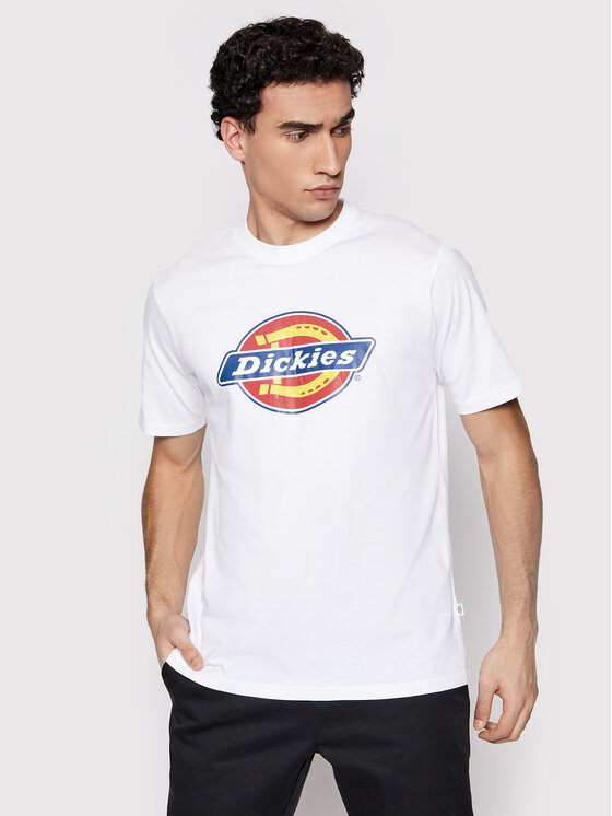 Dickies Majica Icon Logo DK0A4XC9WHX1 Bela Regular Fit