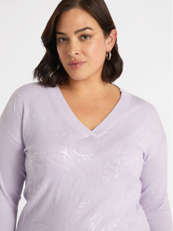 Fiorella Rubino Fiorella Rubino Maglione M475L007840N009 Viola Regular Fit