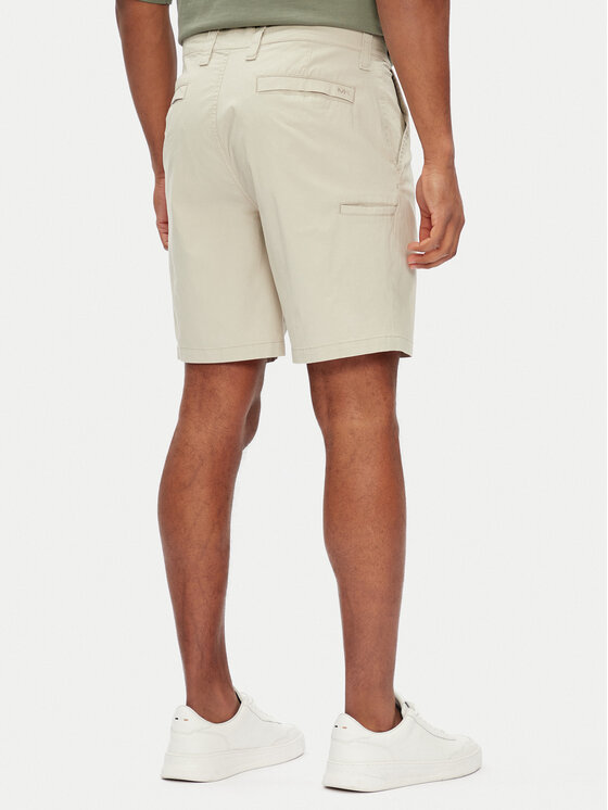 Michael Kors Michael Kors Bavlnené šortky CS5304ZDR2 Béžová Regular Fit