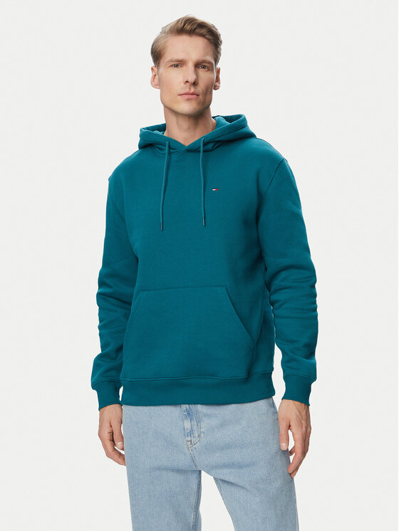 Tommy Jeans Pulóver DM0DM20742 Sötétzöld Regular Fit