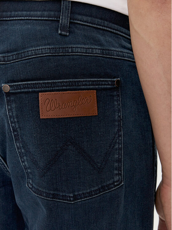 Wrangler Wrangler Дънки Greensboro 112350742 Тъмносин Straight Fit