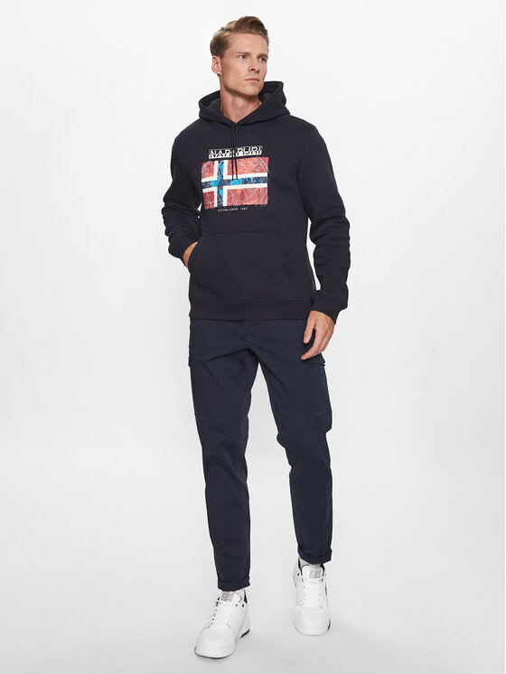 Napapijri Napapijri Pulóver NP0A4HE9 Sötétkék Regular Fit