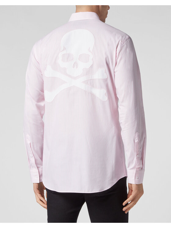 PHILIPP PLEIN PHILIPP PLEIN Koszula 3153 Różowy Regular Fit
