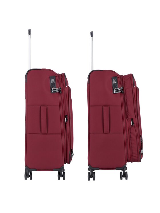D&N D&N Komplet walizek 310172 Bordowy