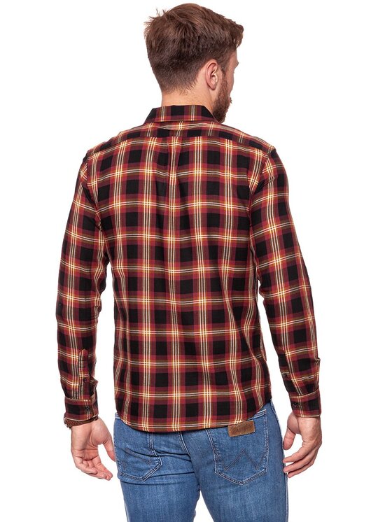 Wrangler Wrangler Koszula 1PKT SHIRT Biały Regular Fit