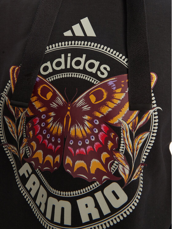 adidas adidas Bluza Farm JL8607 Czarny Loose Fit