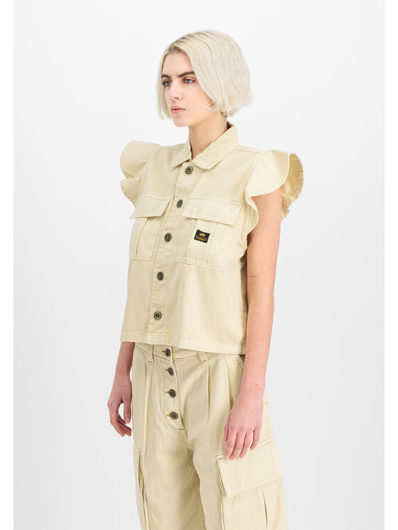 Alpha Industries Alpha Industries Kamizelka Sailor Vest Women Beżowy Loose Fit