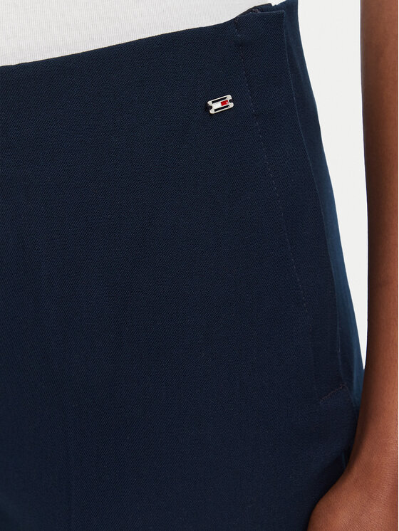 Tommy Hilfiger Tommy Hilfiger Pantaloni di tessuto WW0WW51745 Blu scuro Slim Fit