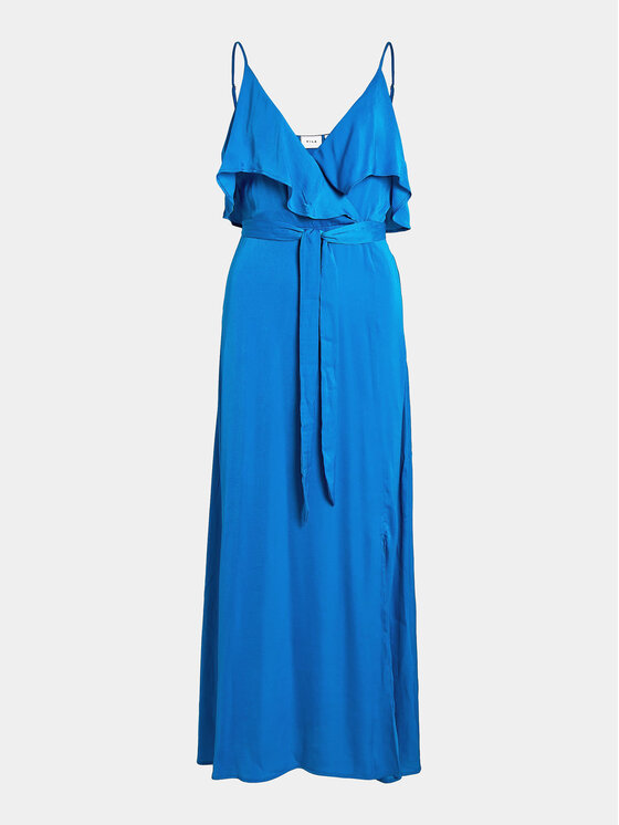Vila Vila Rochie de seară Jessi 14096307 Albastru Regular Fit