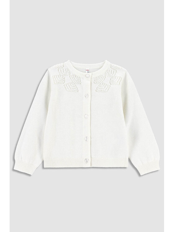 Coccodrillo Coccodrillo Sweter WC3172201EBG-001 Écru Regular Fit