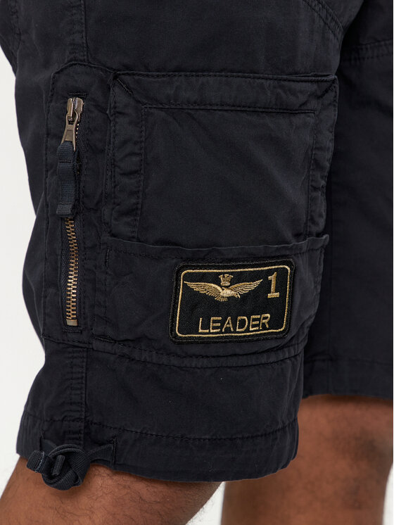Aeronautica Militare Aeronautica Militare Pantaloncini di tessuto 241BE041CT1122 Blu scuro Regular Fit