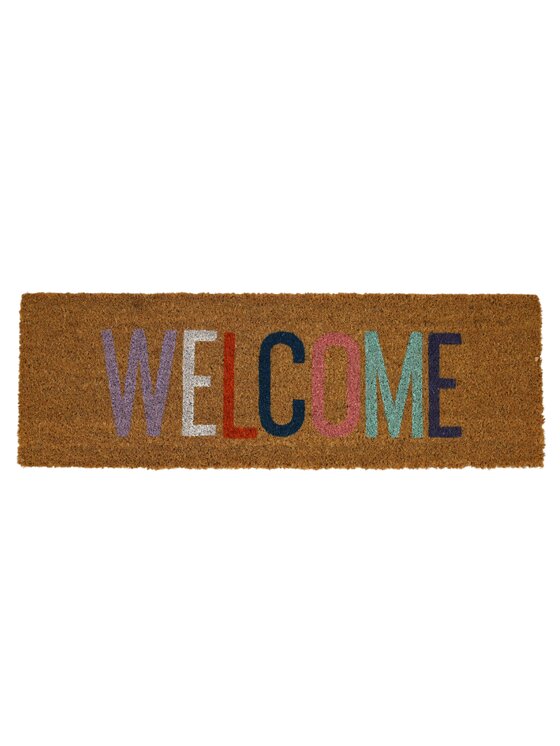 MIAhome MIAhome Wycieraczka wejściowa kokos WELCOME 75x25 cm Brązowy
